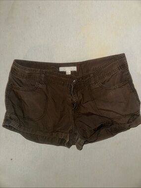 Womens Size M Forever 21 Brown Denim-Style Jean Shorts